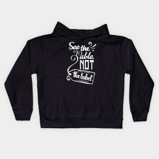 'See The Able Not The Label' Autism Awareness Shirt Kids Hoodie